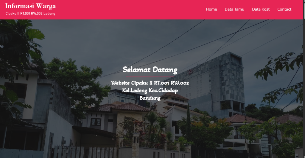 Digitalisasi RT.001 RW.002 Cipaku II-Ledeng we